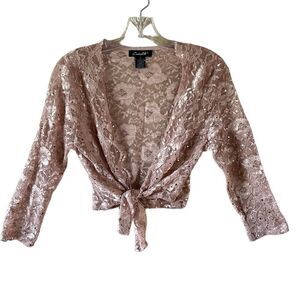 NEW Candalite Blush Pink Sheer Wrap